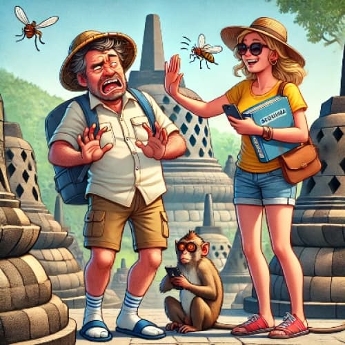Cover for The Tannenbaums’ Temple Tour of Terror: A Comedy of Errors in Indonesia
