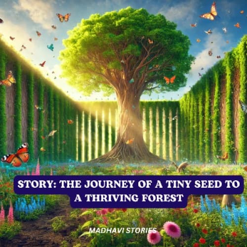Cover for The Journey of a Tiny Seed to a Thriving Forest
