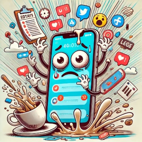 Cover for Smartphones Are Overrated: A Cautionary Tale of Sentience Gone Wrong