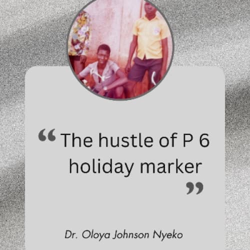 The hustle of a P.6 Holiday Maker