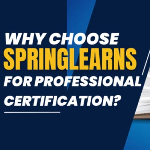 Cover for Why Choose Springlearns for Professional Certification?