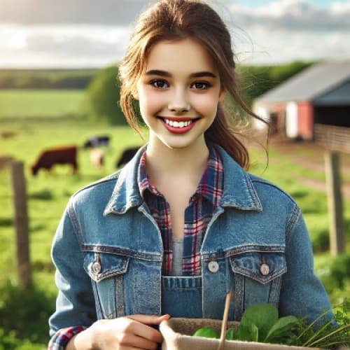 Cover for A Farm Girl's Journey