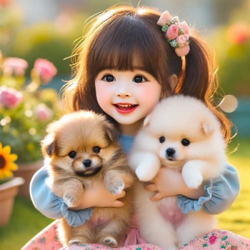 Cover for Two Puppies and a Big Heart