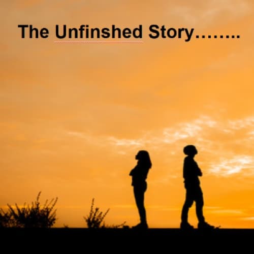 Cover for The unfinished story