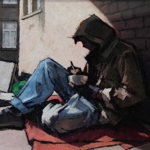 Cover for Homeless on Christmas