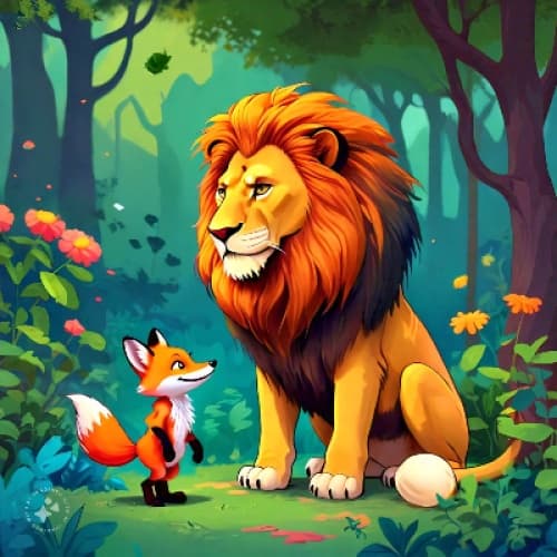 Cover for The Fox and the Lion