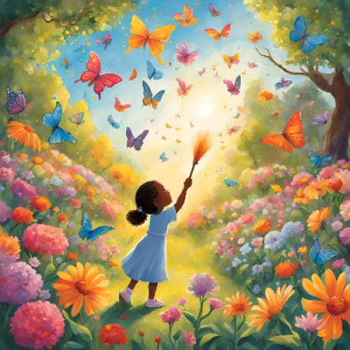 Cover for ---The Magic Paintbrush-----