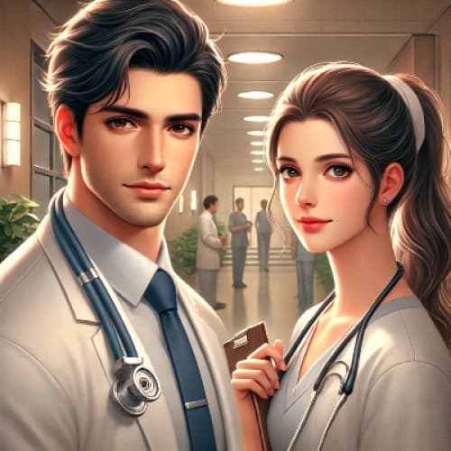 Cover for Love in Scrubs