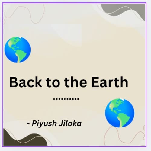 Cover for Back to the earth