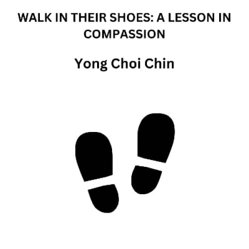 Cover for Walk in their shoes: A lesson in compassion