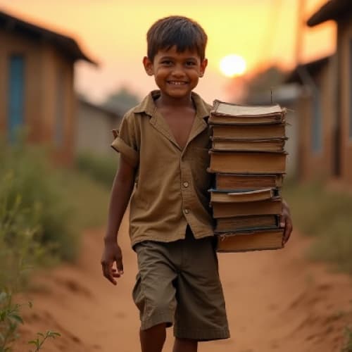 Cover for "The Boy with Broken Shoes"