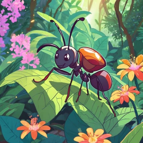 Cover for The Ant who went exploring