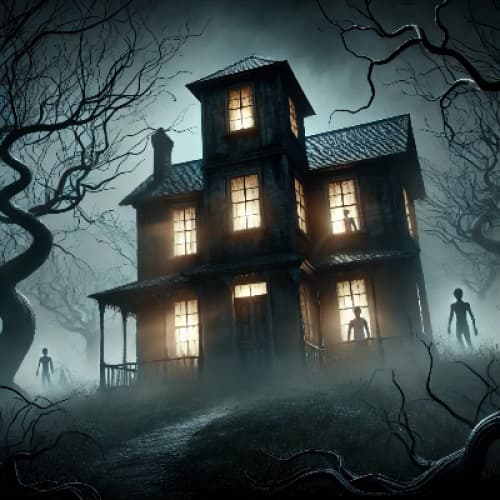 Cover for "Whispering Shadows: The House That Never Slept"