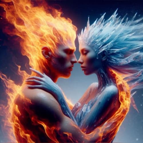 Cover for The Frost and the Flame
