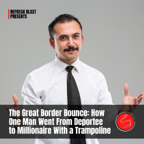 Cover for The Great Border Bounce: How One Man Went From Deportee to Millionaire With a Trampoline