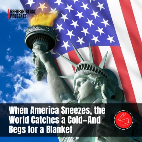 Cover for When America Sneezes, the World Catches a Cold—And Begs for a Blanket