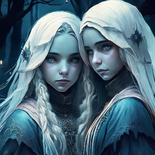 Cover for 2 Girls Horror Story