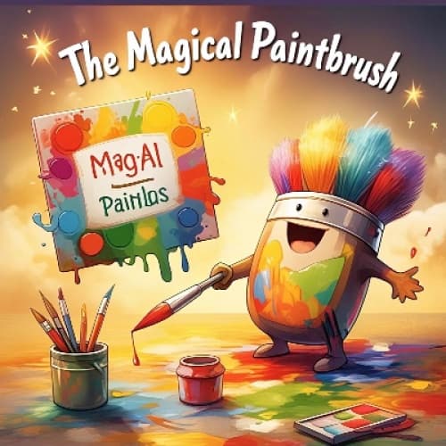 Cover for The magical paintbrush