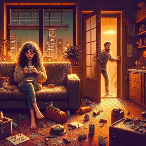 Cover for Glitter and Indifference