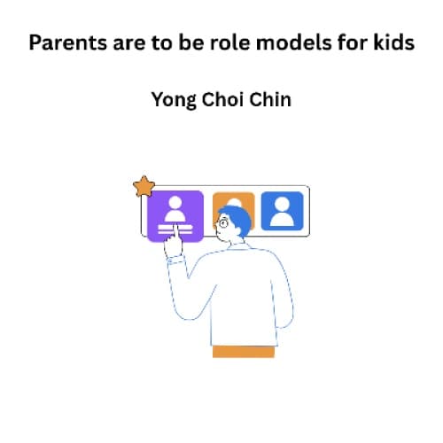 Cover for Parents are to be role models for kids