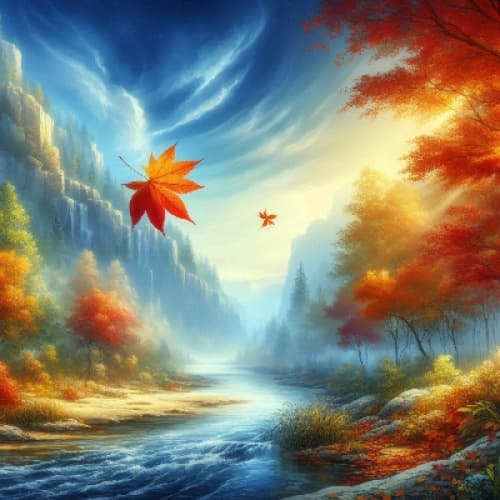 Cover for Journey of a Fallen Leaf