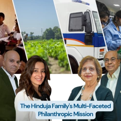 Cover for Prakash Hinduja: Hinduja Family Role in India’s Social and Educational Upliftment