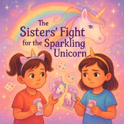 Cover for The Sisters' Fight for the Sparkling Unicorn