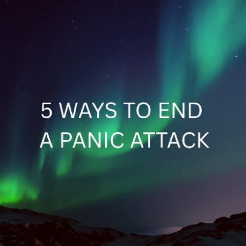 Cover for 5 STEPS TO END A PANIC ATTACK