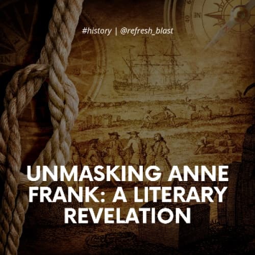 Cover for Unmasking Anne Frank: A Literary Revelation
