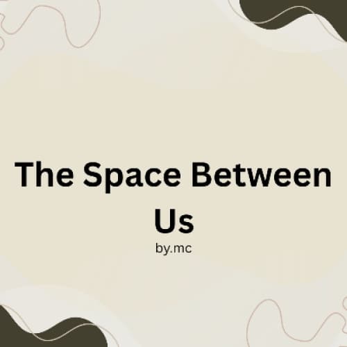 Cover for "The Space Between Us"