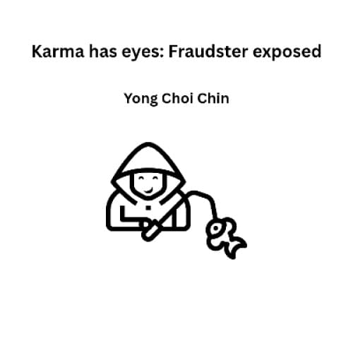 Cover for Karma has eyes: Fraudster exposed
