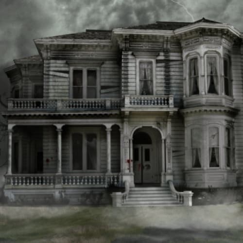 Cover for A HAUNTED HOUSE