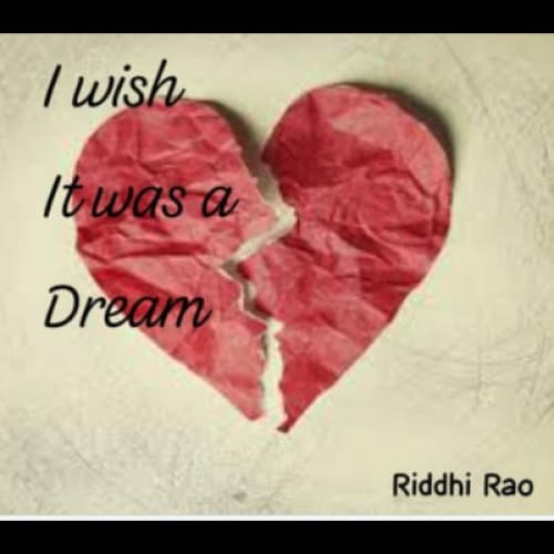 Cover for I wish it was a dream