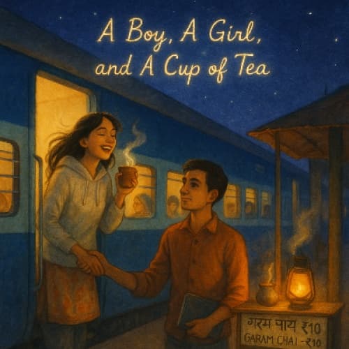 Cover for A Boy, A Girl, and a Cup of Tea