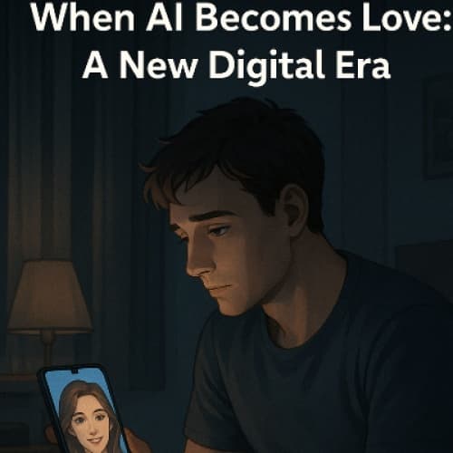 Cover for "When AI Becomes Love: A New Digital Era"