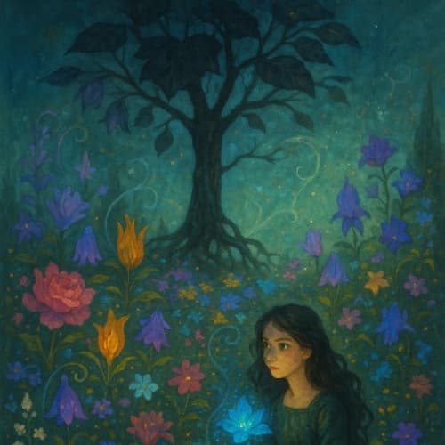 Cover for El jardín que florece con mentiras
