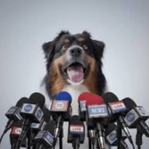 Cover for DOG AND MICROPHONES