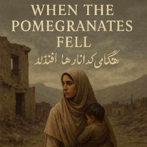 Cover for "When the Pomegranates Fell