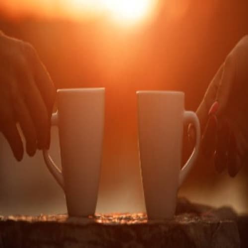 Cover for A Love that Shares: Two Cups of Hibiscus Tea