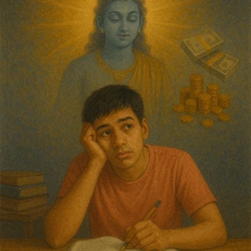 Cover for The Illusion of Dreams: A Modern Arjuna’s Struggle