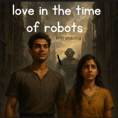 Cover for love in the time of Robots