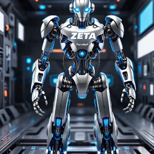 Cover for Zeta, the robot man 1