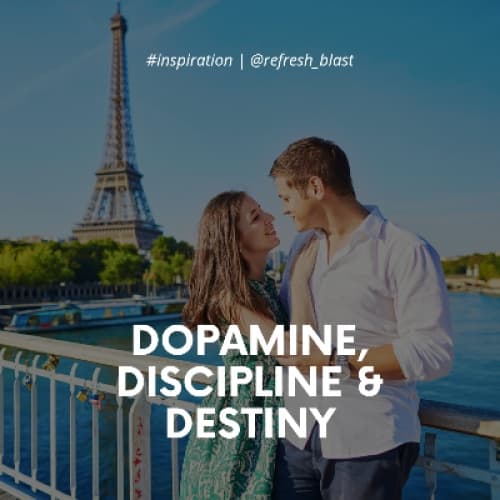 Cover for Dopamine, Discipline & Destiny