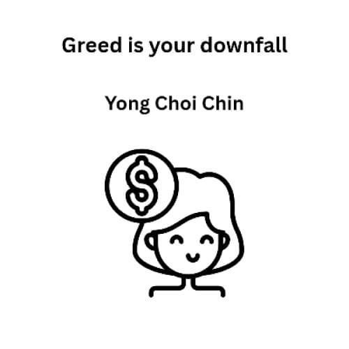 Cover for Greed is your downfall