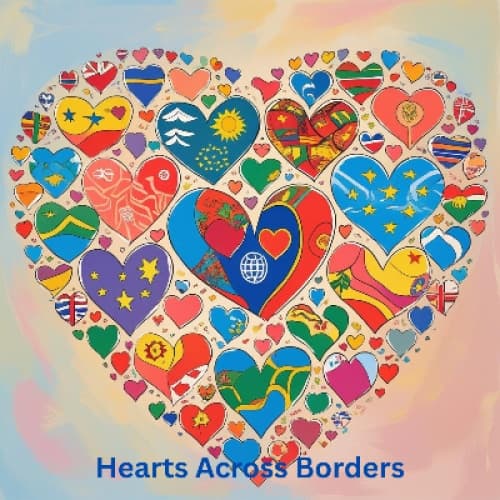 Cover for "Hearts Across Borders"