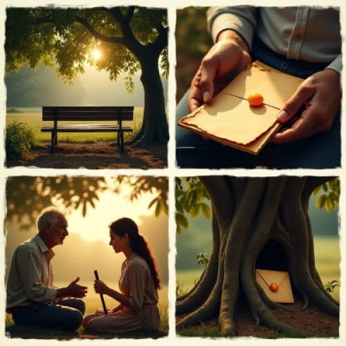 Cover for Letters Under the Old Mango Tree"