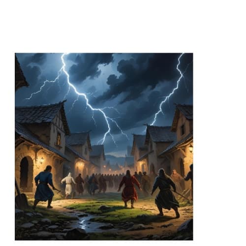 Cover for When Lightning Ran and Thunder Chased