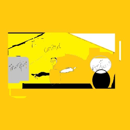 Cover for Thinking and Action of Man (Fiction story)