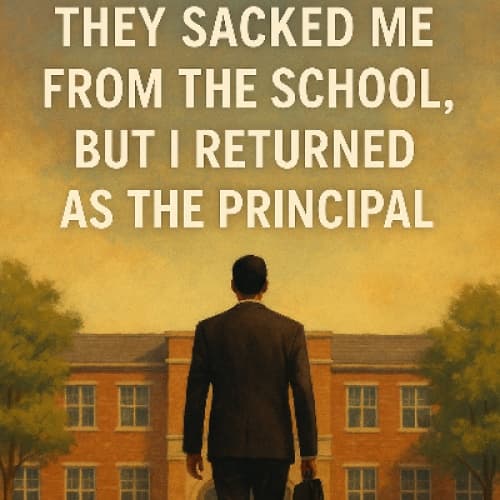 They Sacked Me from the School, But I Returned as the Principal