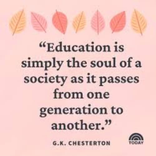 Cover for Education helps us grow, stay safe, and make smart choices in life.